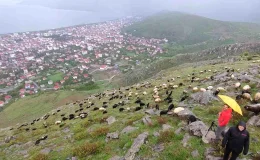 Bitlis’te Fotoğraf Sanatçıları Gökkuşağını Bekledi
