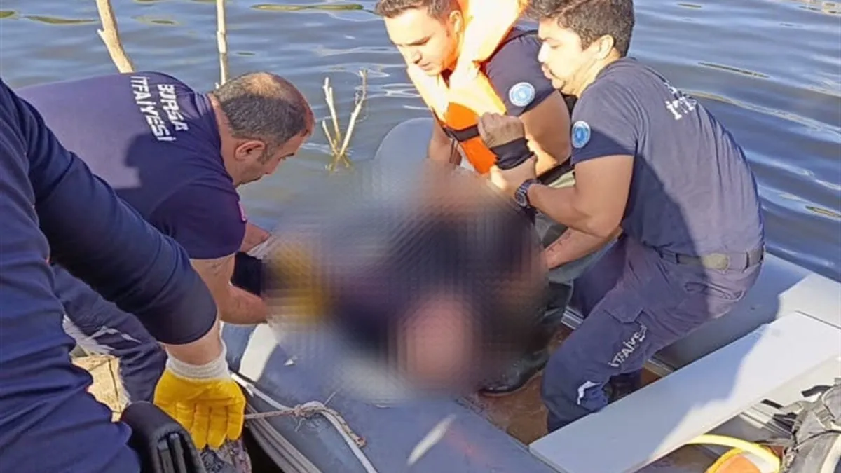 Bursa’da baraj gölüne uçan otomobilin sürücüsü öldü…