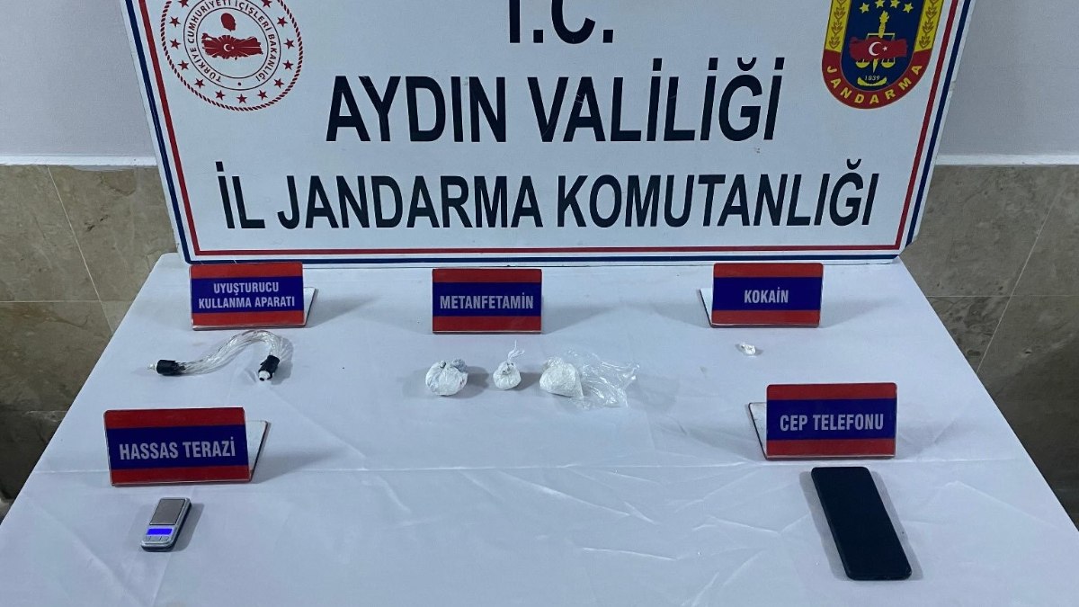 Aydın’da bindiği takside uyuşturucuyla yakalandı