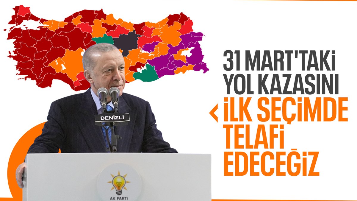 Cumhurbaşkanı Erdoğan: 31 Mart’taki yol kazasını telafi edeceğiz